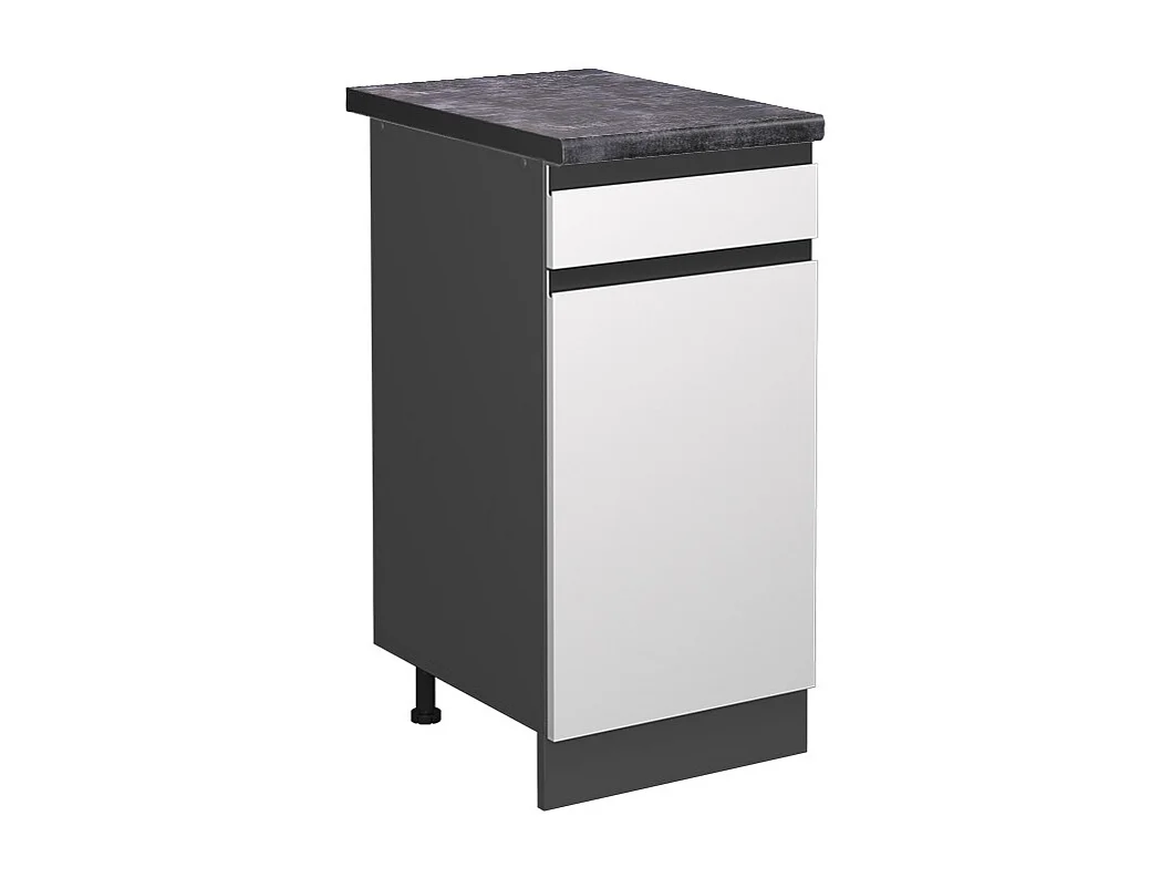 Mobiletto base per cucina bianco 40x60x81.6 r-line