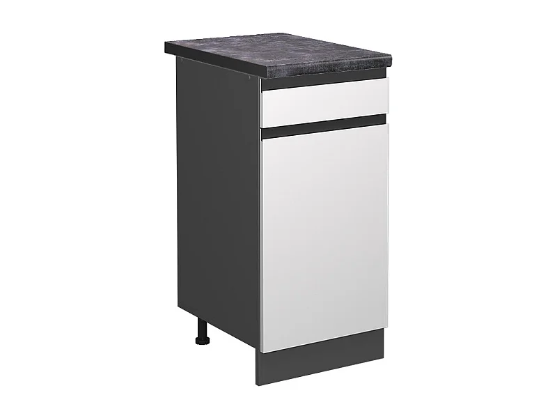 Meuble cuisine blanc 40x60x81.6 r-line