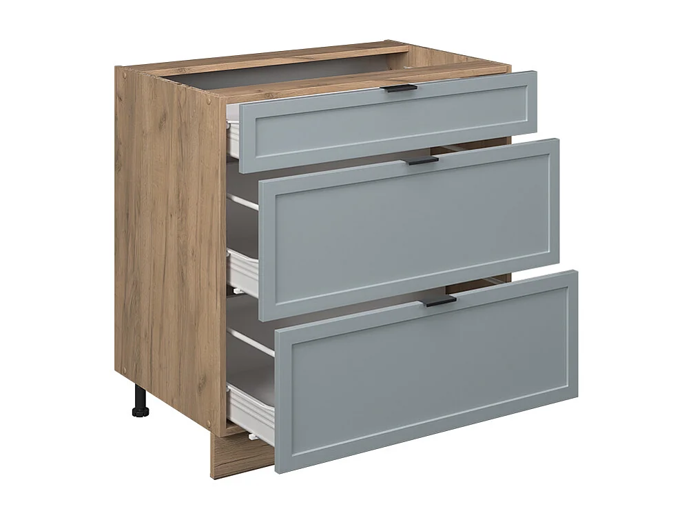 Küchenunterschrank hellblau-grau 80x60x82 fame-line