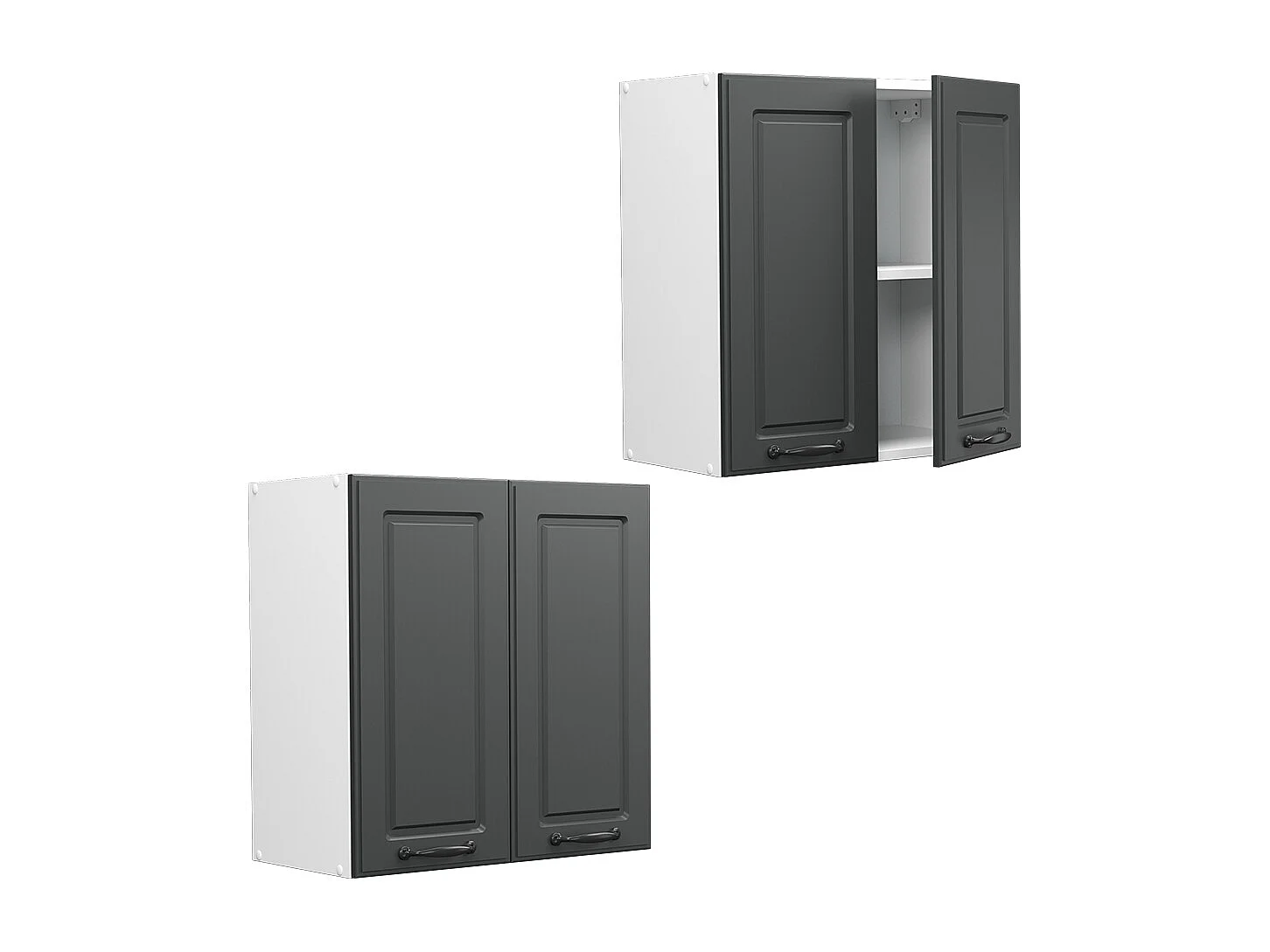 Armario colgante antracita casa de campo 60x31x60 r-line