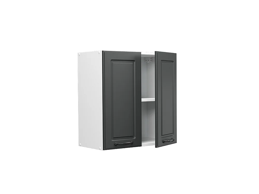 Elément haut de cuisine anthracite campagne 60x31x60 r-line