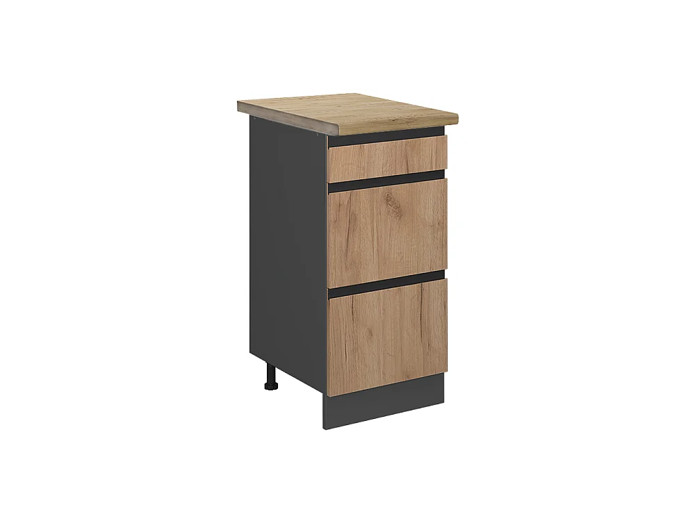 Køkkenskab gold power oak 40x60x81.6 r-line