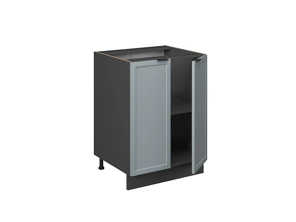 Mobiletto base cucina blu-grigio chiaro 60x60x82 fame-line