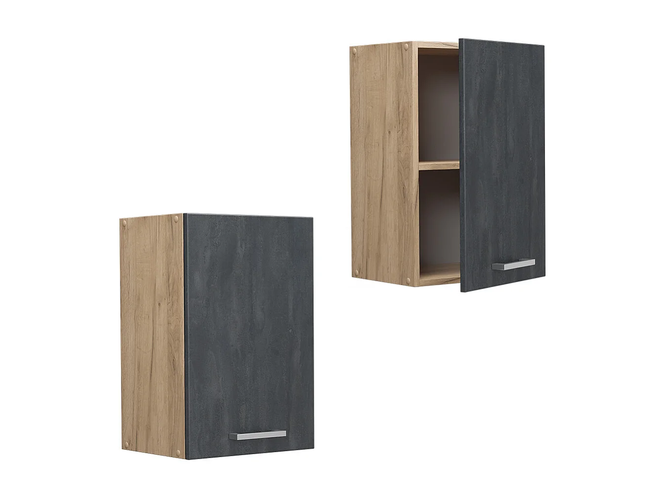 Armario colgante hormigón negro 40x31x60 r-line