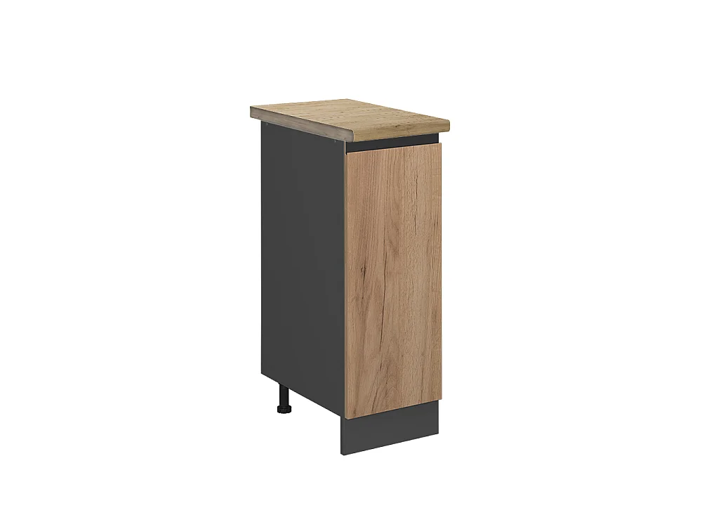 Meuble de cuisine chêne de force doré 30x60x81.6 r-line