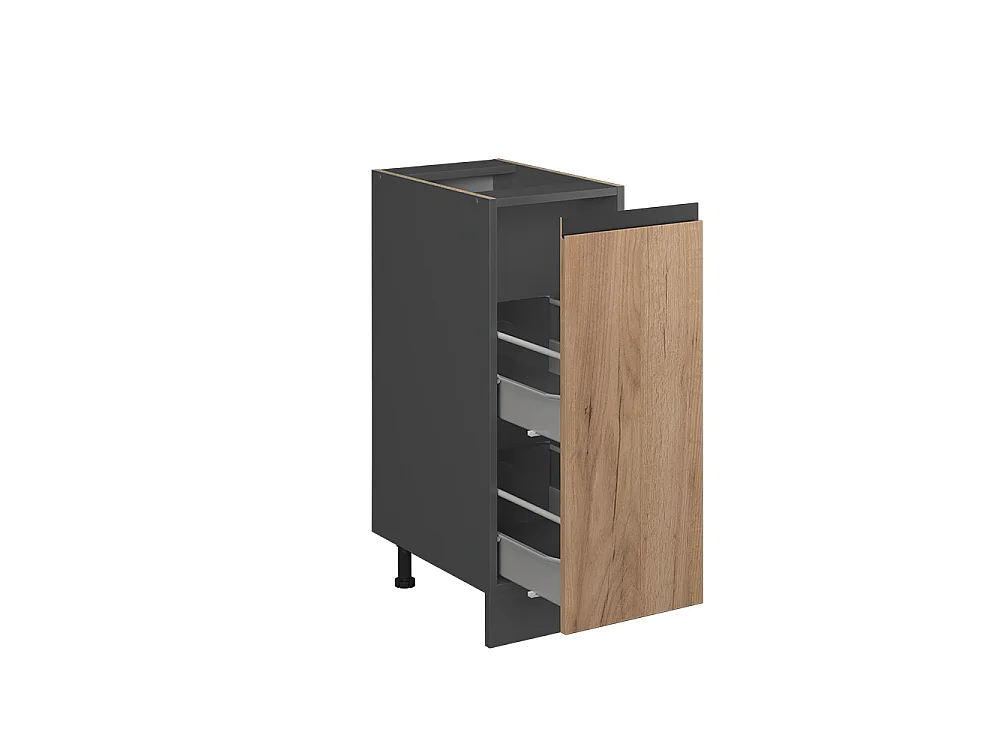 Meuble de cuisine chêne de force doré 30x60x81.6 r-line