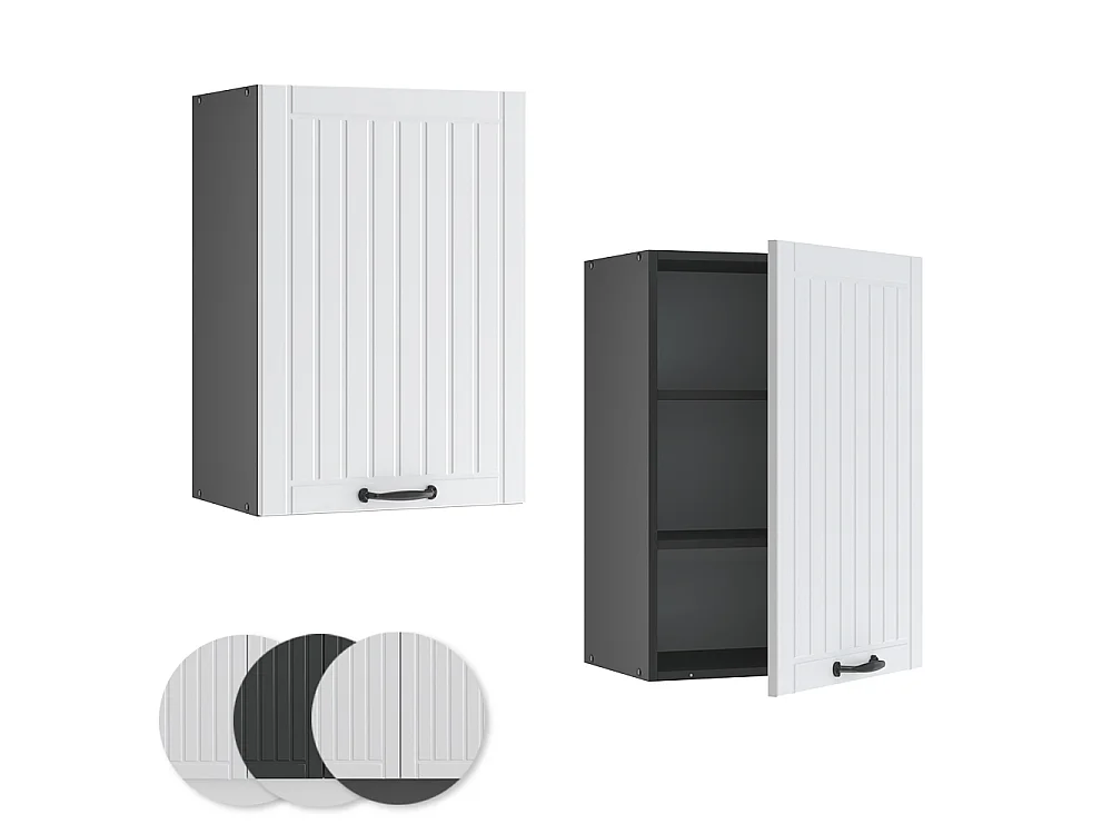 Wall cabinet white country house 50x34.1x72 fame-line