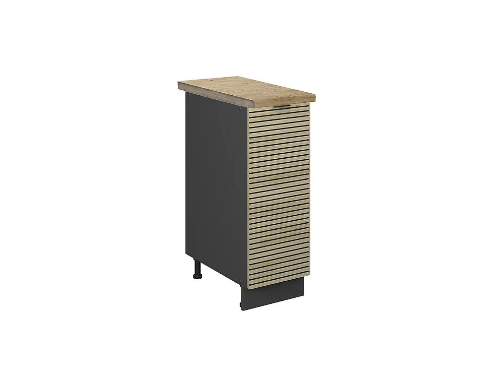 Apotheekkast eiken paneel 30x60x82 fame-line