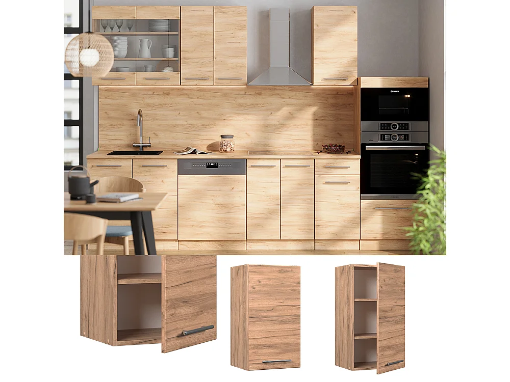 Armario colgante roble dorado 40x34.1x72 fame-line