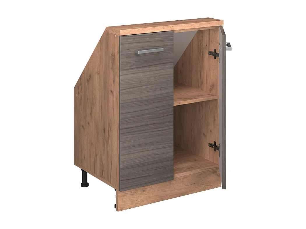 Meuble sous pente gris noble 60x46x81.6 r-line