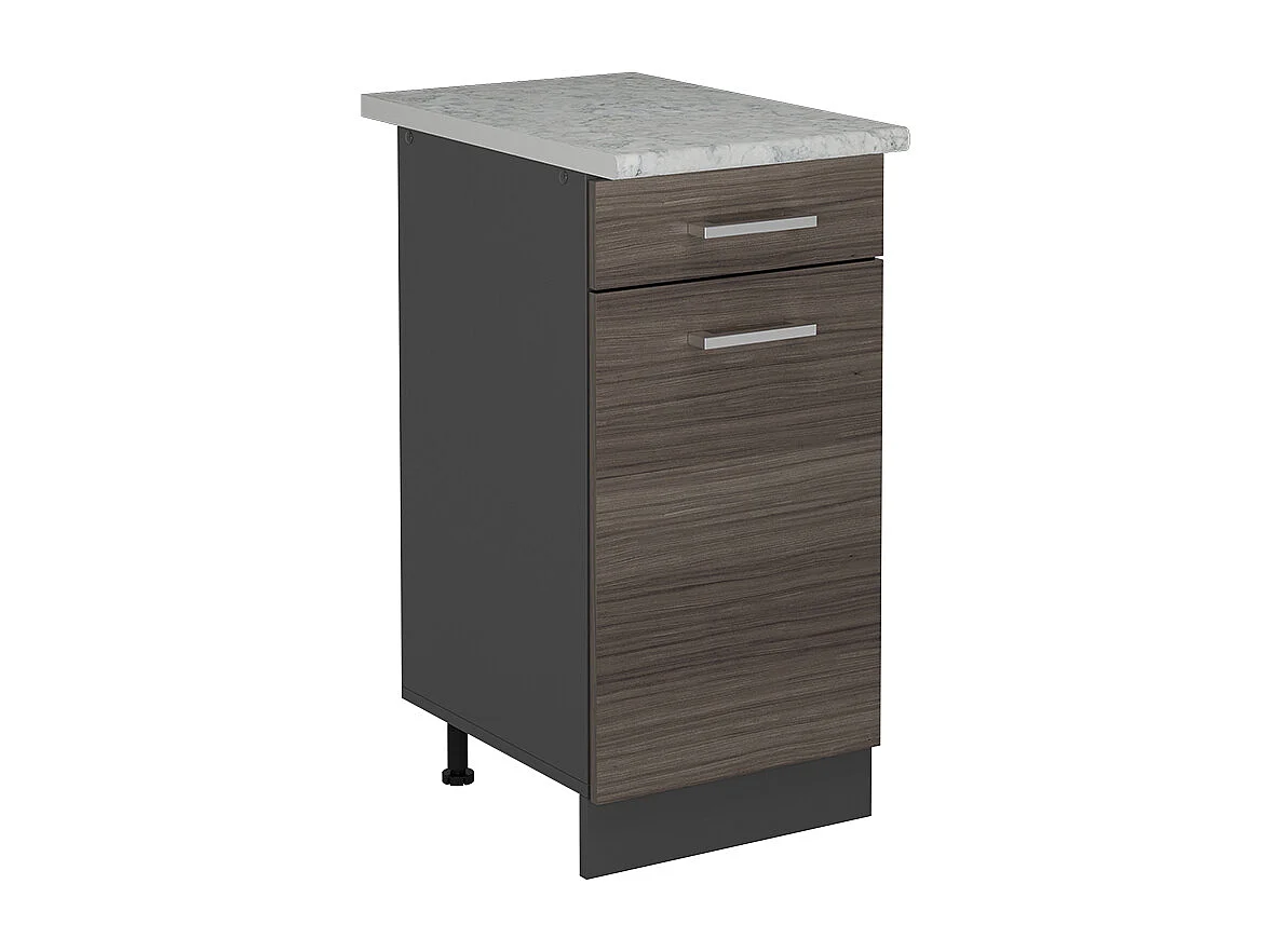 Mobiletto base per cucina grigio nobile 40x60x81.6 r-line