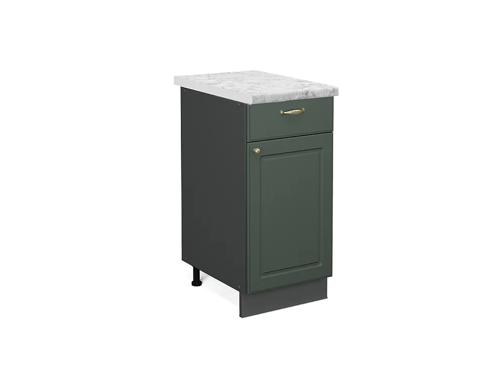 Meuble cuisine vert or campagne 40x60x82 fame-line