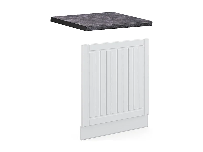 Panel frontal blanco casa de campo 60x1.6x67.4 fame-line