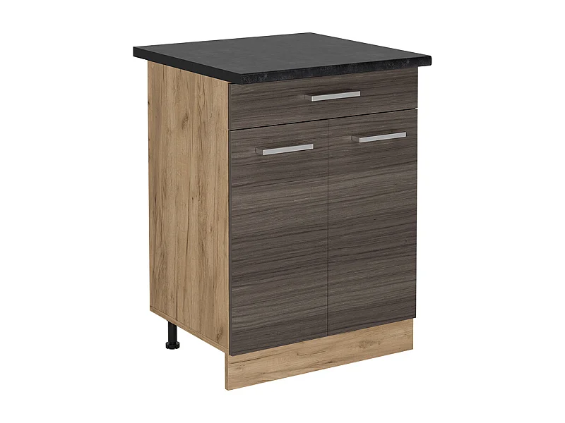 Meuble cuisine gris noble 60x60x81.6 r-line