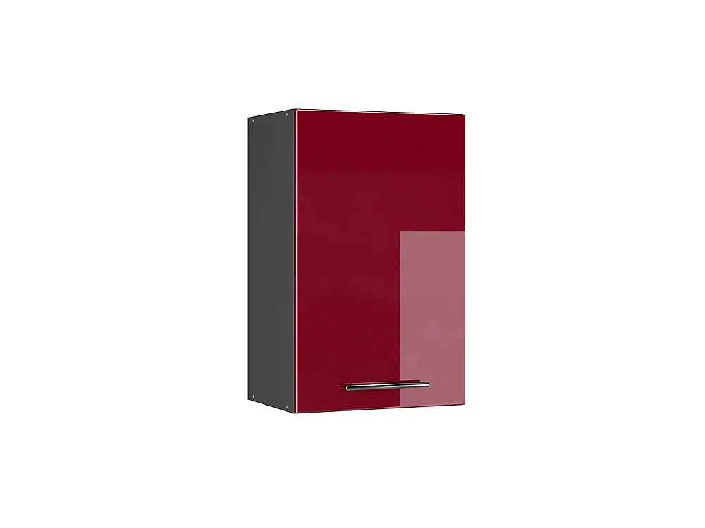 Armario colgante rojo burdeos alto brillo 45x34.1x72 fame-line