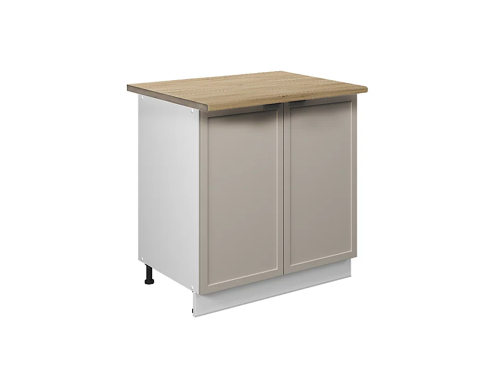 Meuble bas sous-évier grisbeige 80x60x82 fame-line