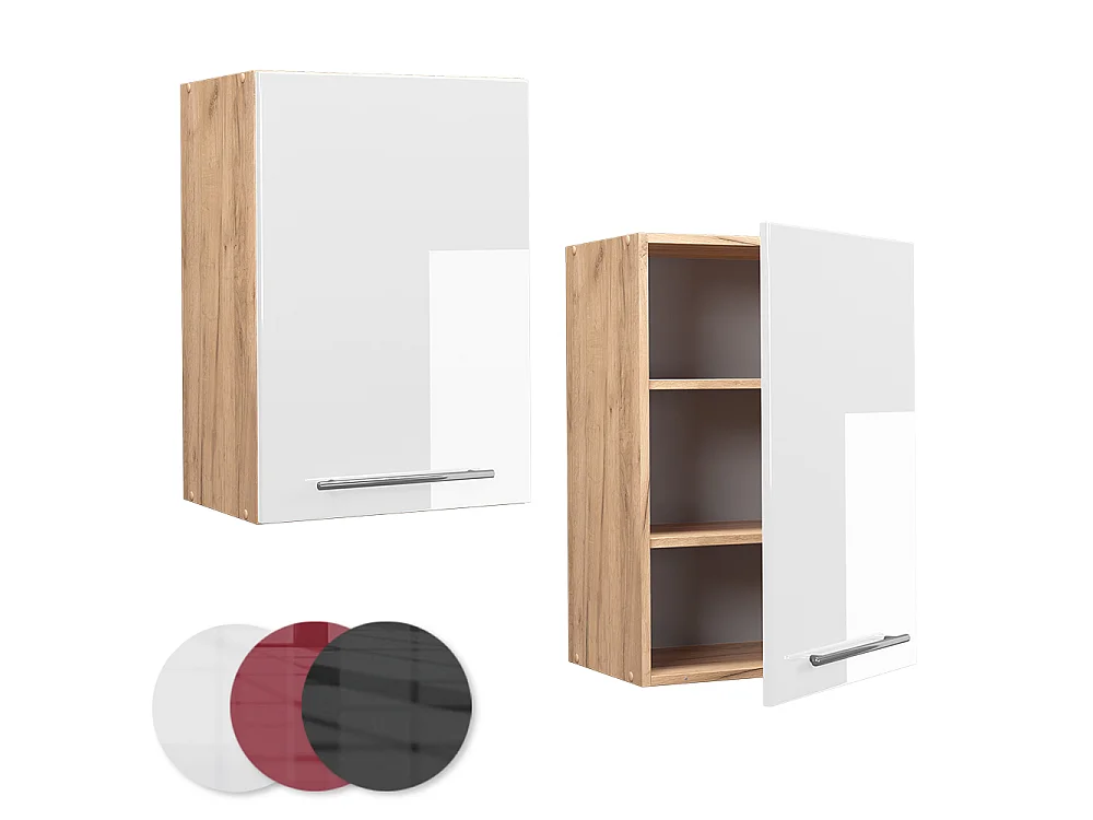 Hängeschrank weiß hochglanz 50x34.1x72 fame-line