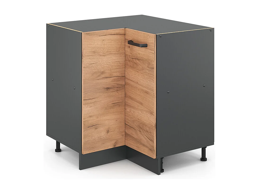 Meuble dangle chêne de force doré 75.6x46x81.6 r-line