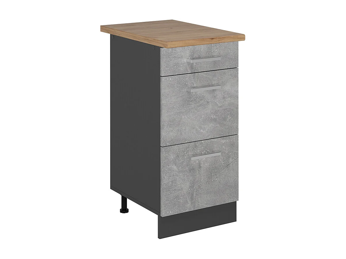 Meuble cuisine béton 40x60x81.6 r-line