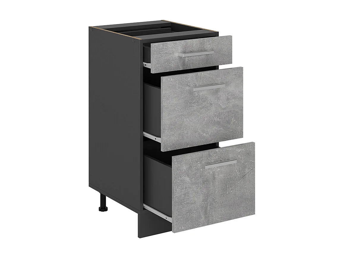 Meuble cuisine béton 40x60x81.6 r-line