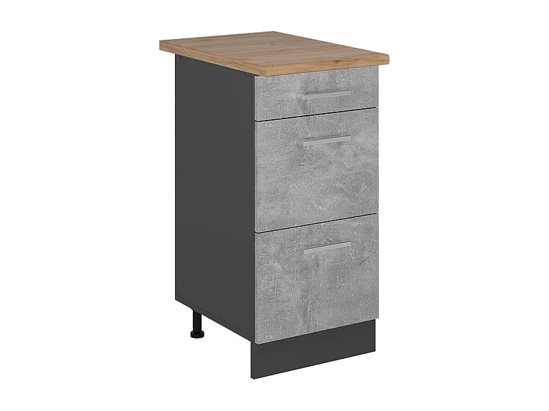 Keukenonderkast beton 40x60x81.6 r-line