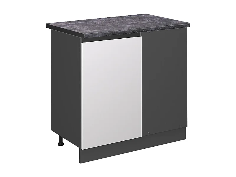 Armario de esquina blanco 86x60x81.6 r-line