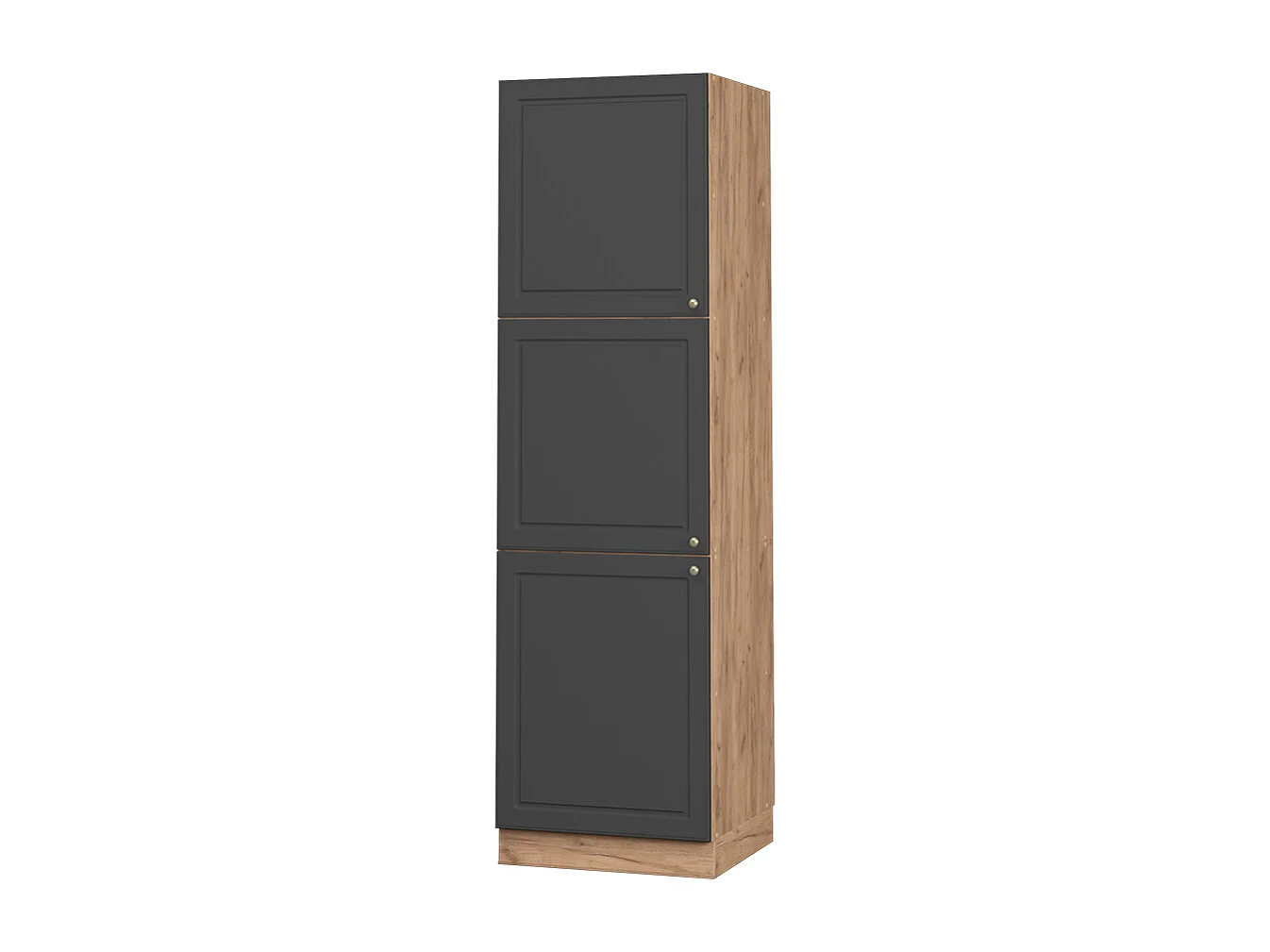 Meuble pour four anthracite-or 60x58x206.8 fame-line