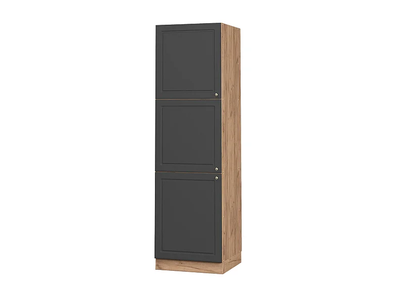 Meuble pour four anthracite-or 60x58x206.8 fame-line