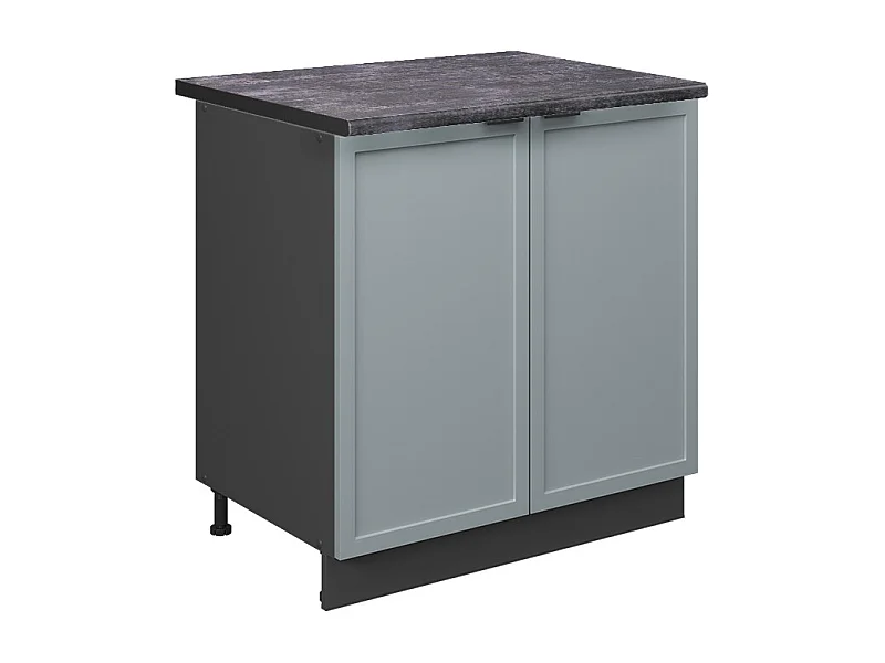 Szafka pod zlew jasnoniebiesko-szary 80x60x82 fame-line