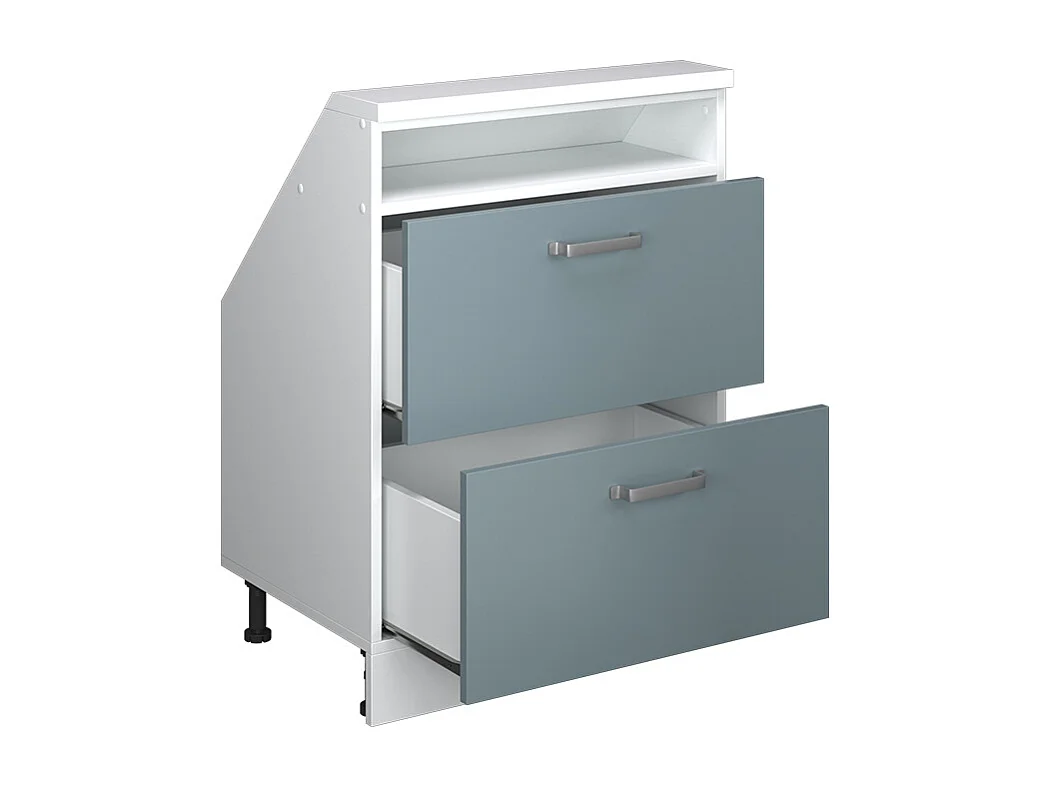 Meuble sous pente bleu-gris 60x46x81.6 r-line