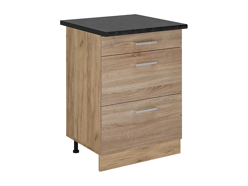 Küchenunterschrank sonoma 60x60x81.6 r-line