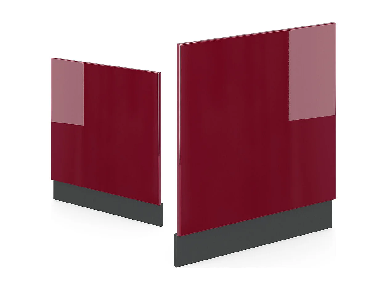 Frontpaneel rood 60x1.6x57.2 r-line