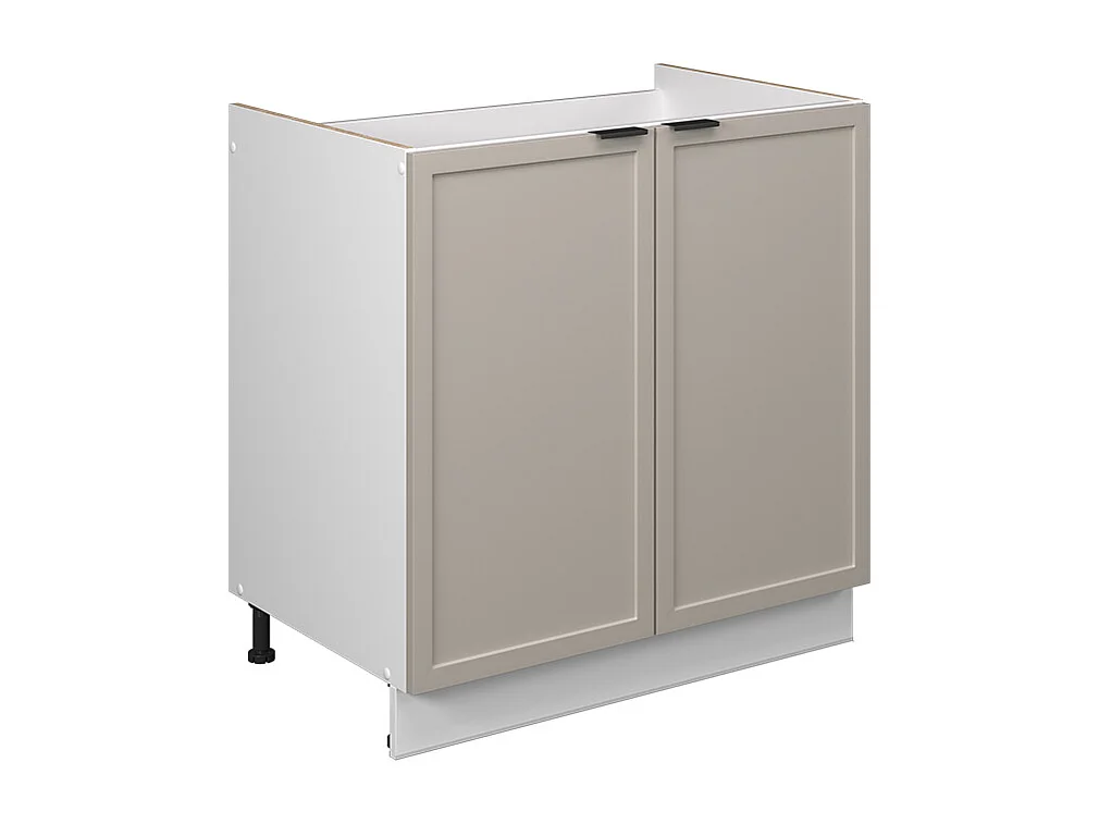 Meuble bas sous-évier grisbeige 80x51.6x82 fame-line