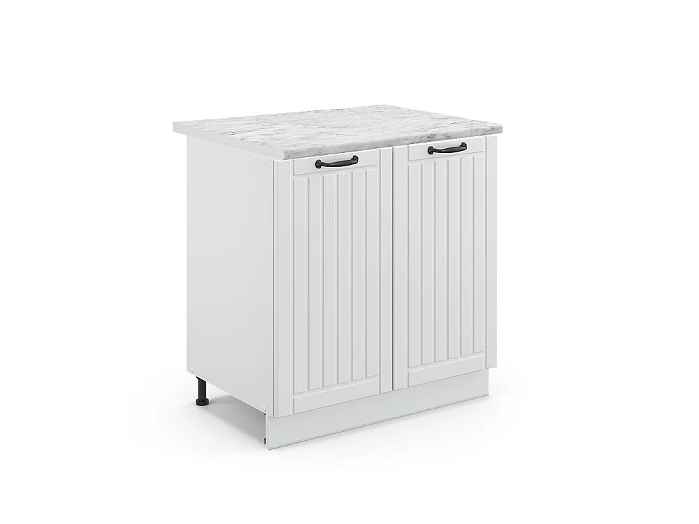 Wastafelkast wit landhuis 80x60x82 fame-line