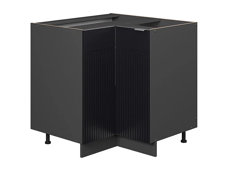 Armario de esquina rayas negras 80.5x51.6x82 fame-line