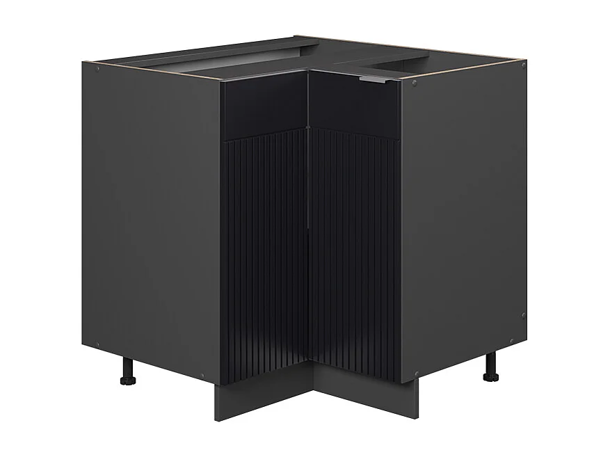 Armario de esquina rayas negras 80.5x51.6x82 fame-line