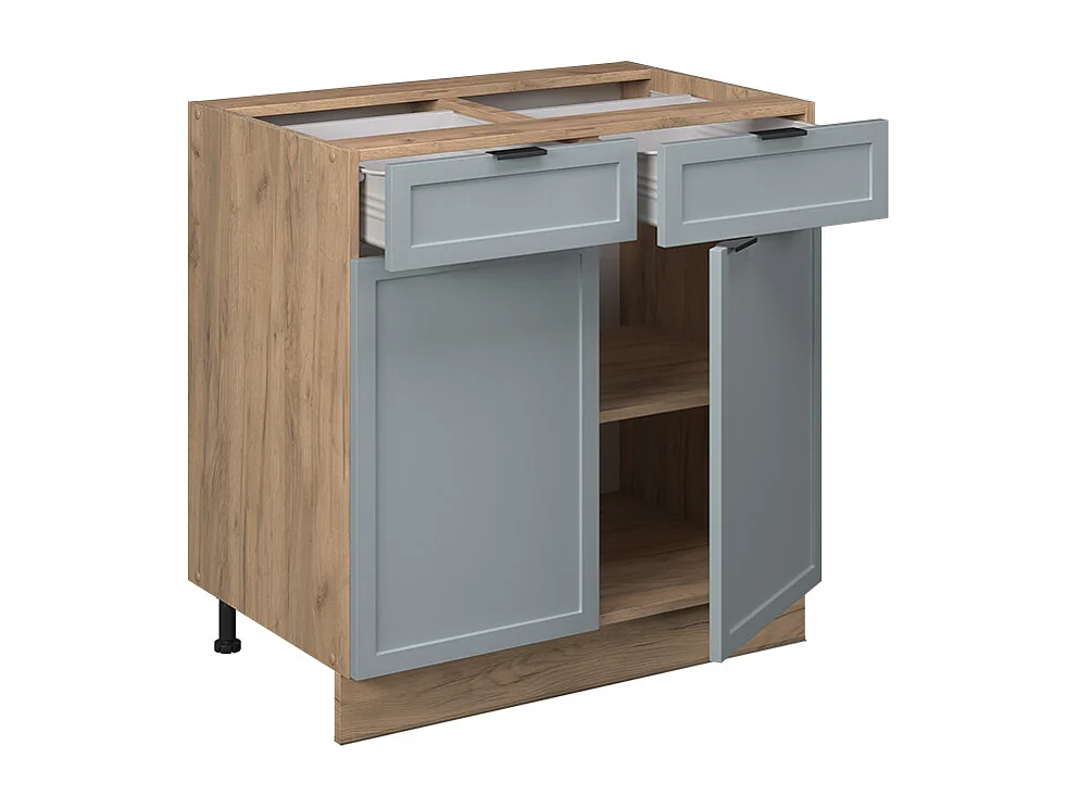 Küchenunterschrank hellblau-grau 80x51.6x82 fame-line