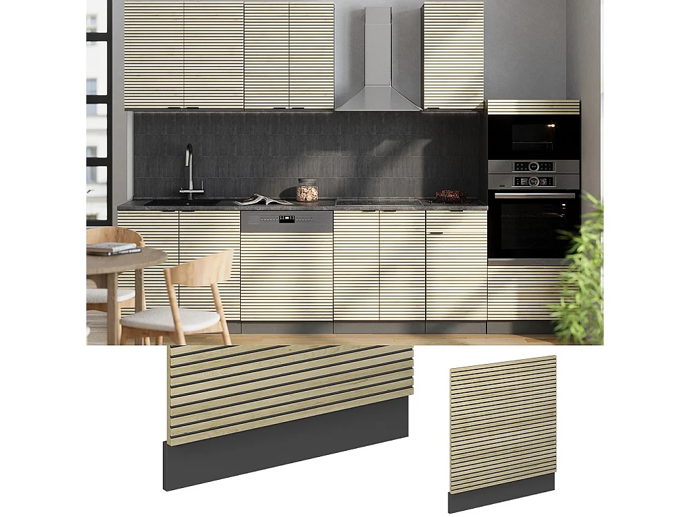 Frontpaneel eiken paneel 60x1.6x67.4 fame-line