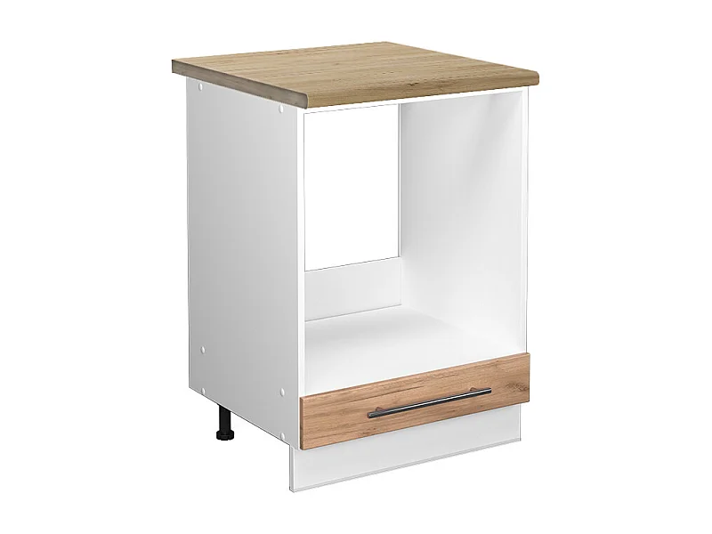 Armario para horno empotrado roble dorado 60x60x82 fame-line