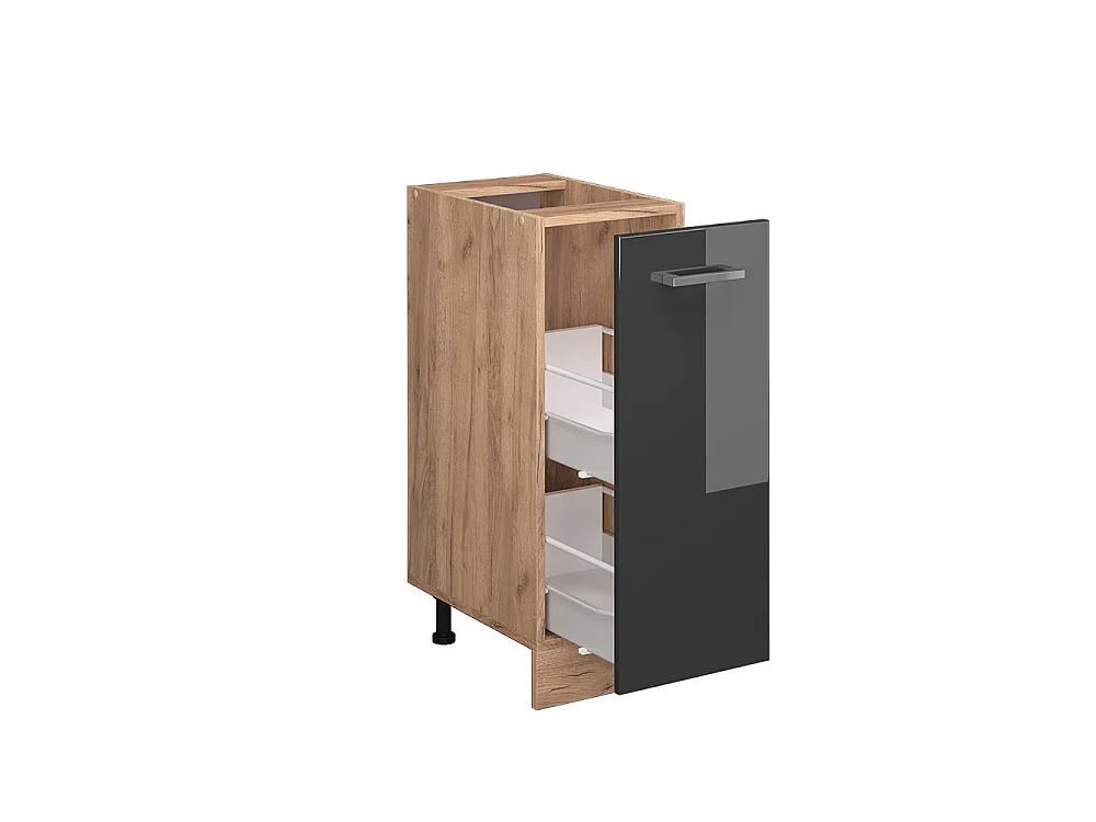 Armario de farmacia antracita alto brillo 30x60x81.6 r-line