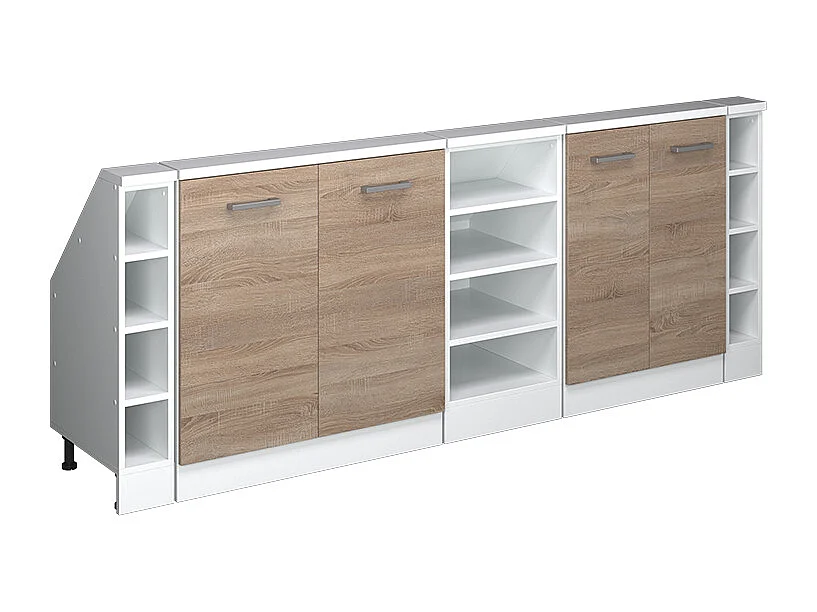 Küchenschrank für Dachschrägen sonoma 210x46x81.6 r-line