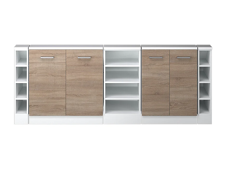 Küchenschrank für Dachschrägen sonoma 210x46x81.6 r-line