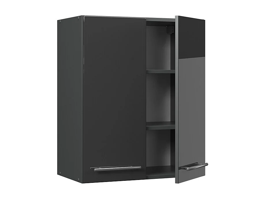 Armario colgante antracita alto brillo 60x34.1x72 fame-line