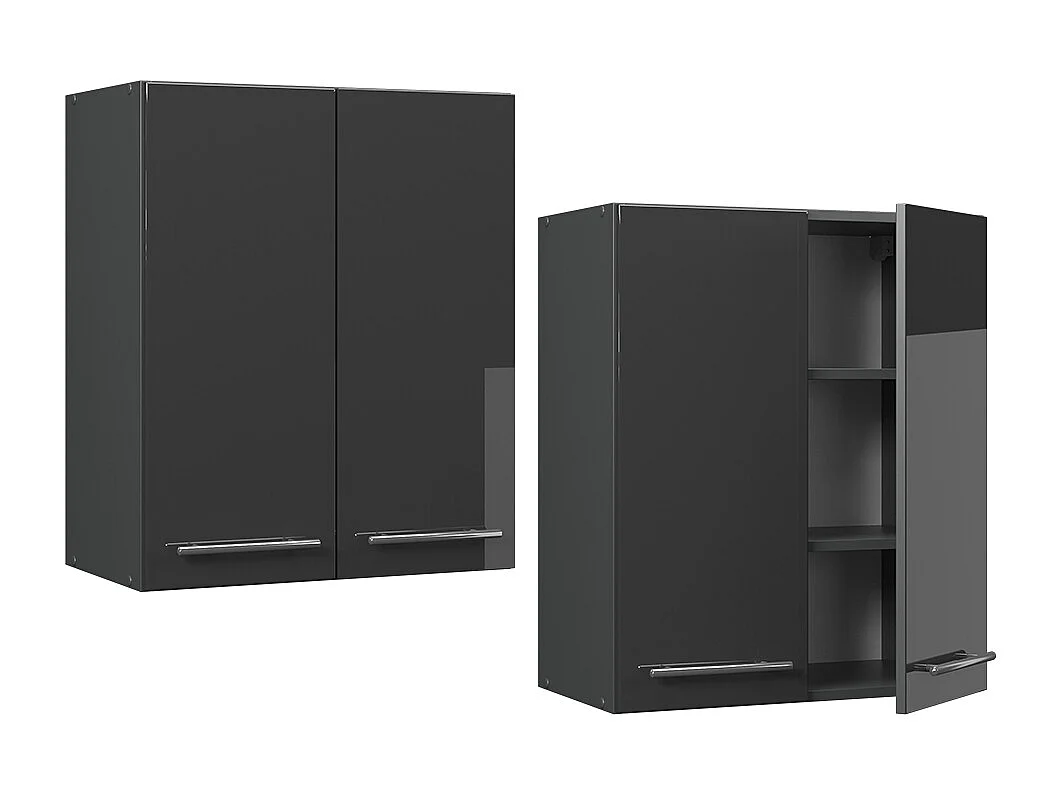Armario colgante antracita alto brillo 60x34.1x72 fame-line