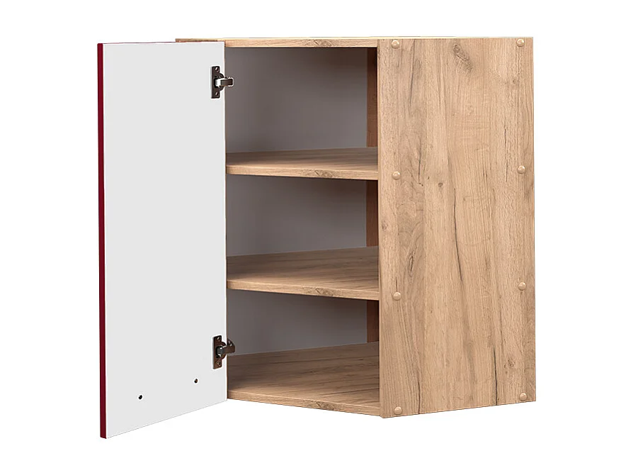 Eckhängeschrank bordeaux hochglanz 57x34.1x72 fame-line