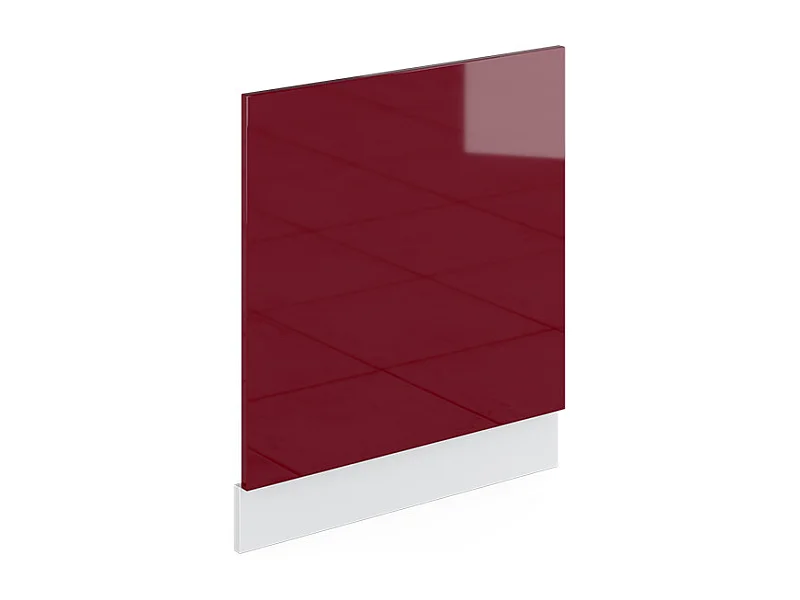 Façade rouge brillant 60x1.6x57.2 r-line