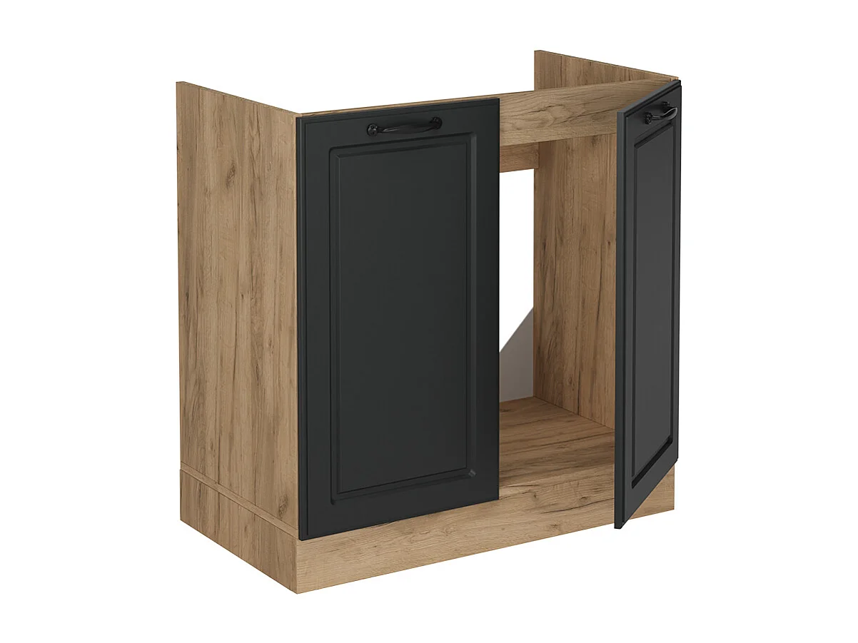 Mobile lavello cucina antracite casa di campagna 80x60x81.6 r-line