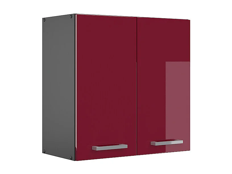 Elément haut de cuisine rouge brillant 60x31x60 r-line