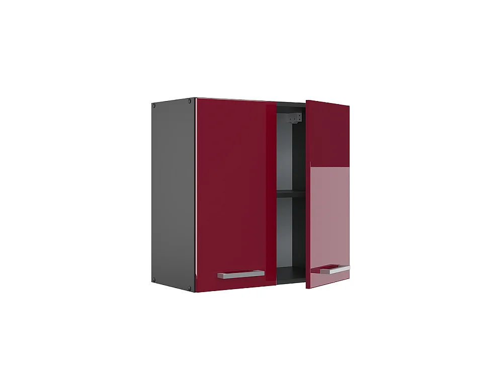 Wall cabinet red high gloss 60x31x60 r-line