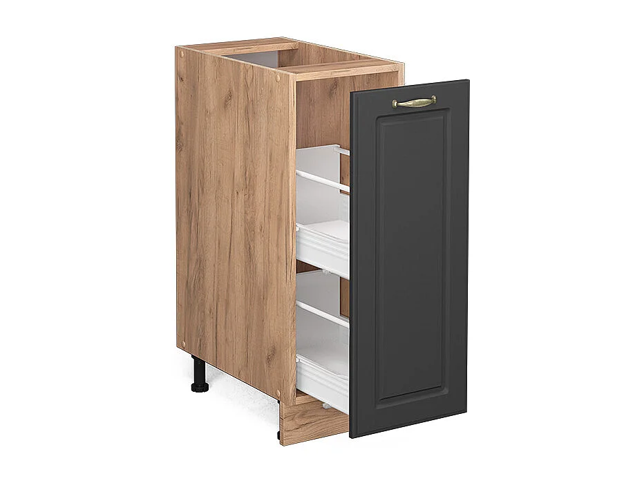 Armario de farmacia antracita-oro 30x60x82 fame-line